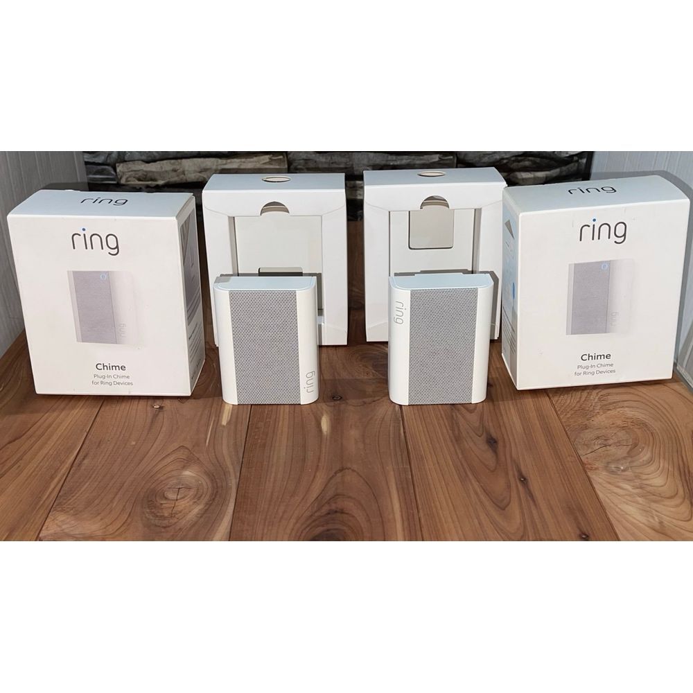 RING CHIME BUNDLE (3) Home Security Alert Video Doorbell Home surveillance
